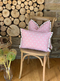 Pom pom cushion