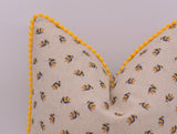 Bee cushion handmade
