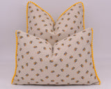 Bee cushion handmade