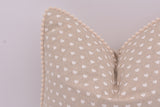 "Home is Where the Heart is" - Pompom Cushion (Oatmeal trim)