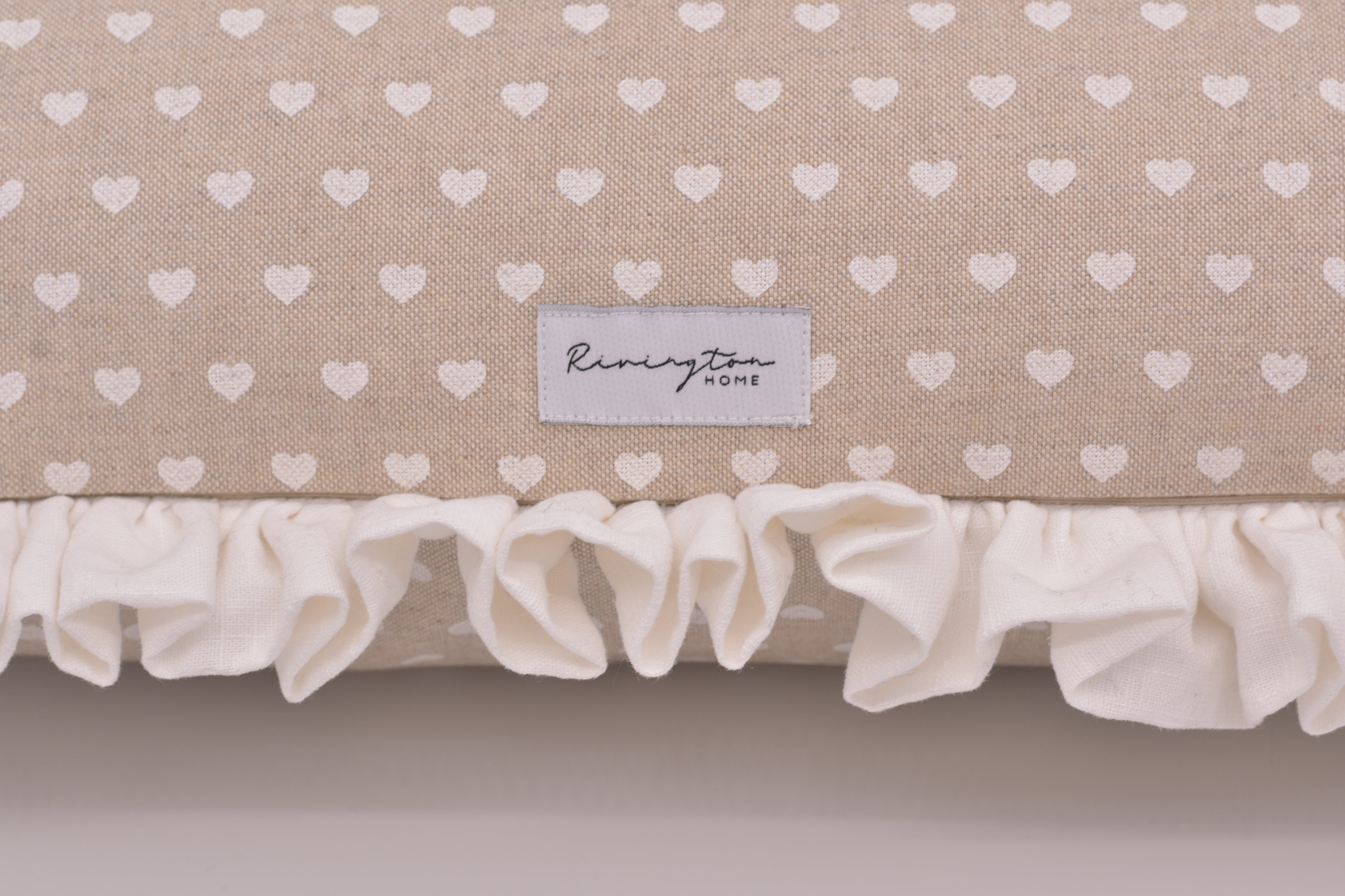 "Home is Where the Heart is" Supersized Jumbo Lumbar Cushion
