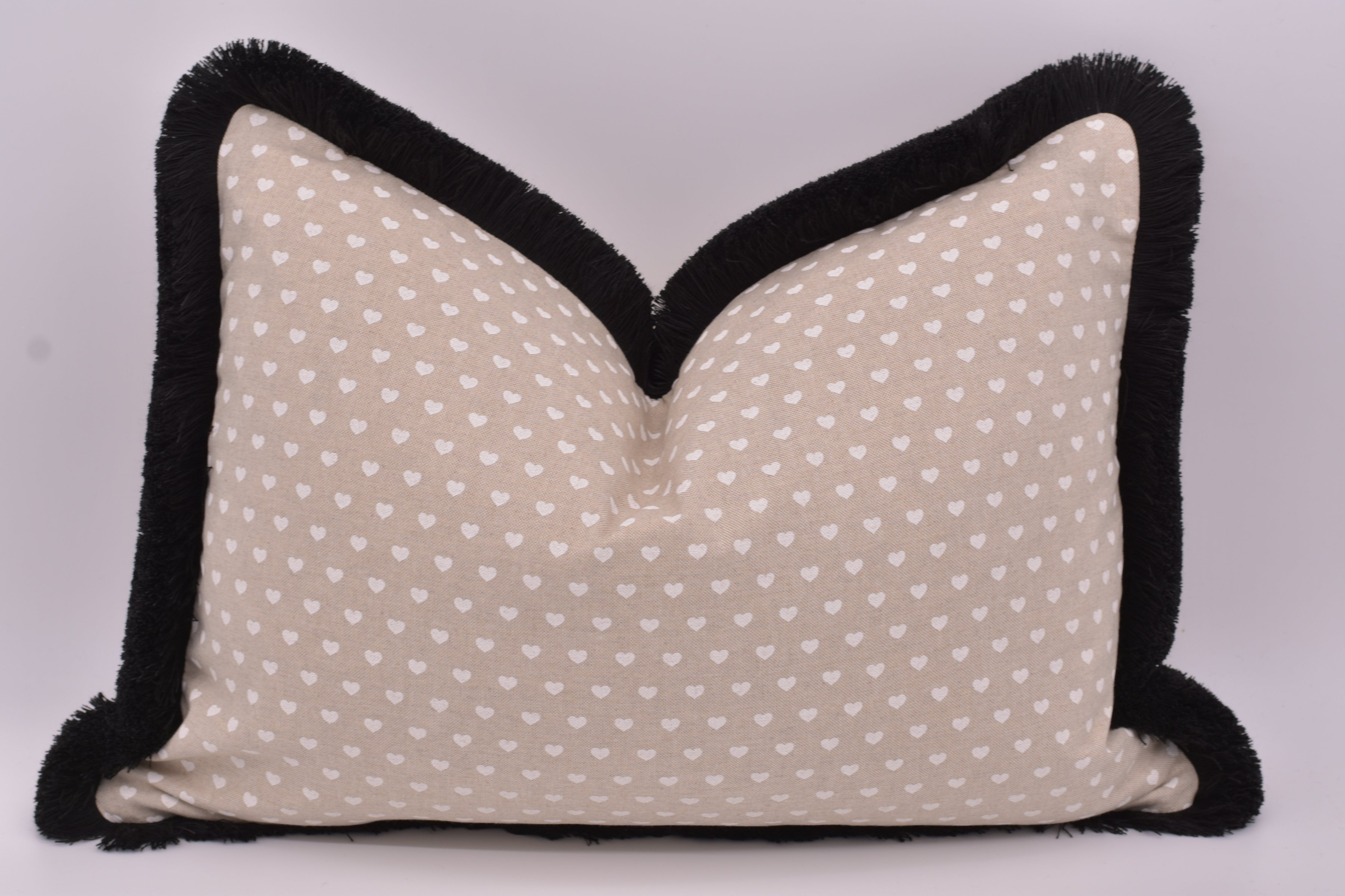 "Home is Where the Heart is" Supersized Jumbo Lumbar Cushion