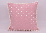 Pom pom cushion